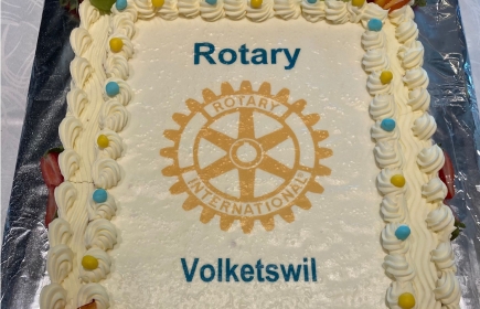 Eine RCV-Torte zur Amtsübergabe